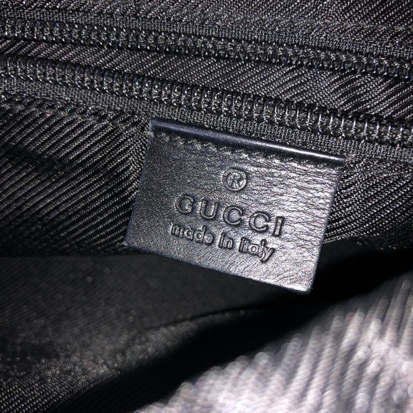 #10 Gucci Black GG Canvas Tote Sku# 83993 (Gently Used) - Picture 13 of 14